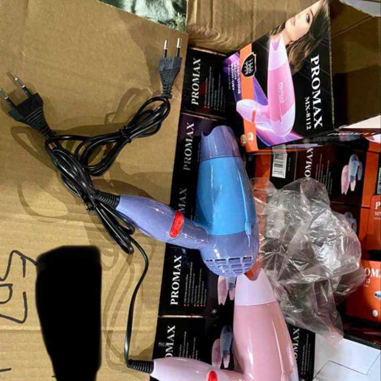 سشوار فانتزی یا مسافرتی پرومکس مدل MX_8112 رنگ آبی