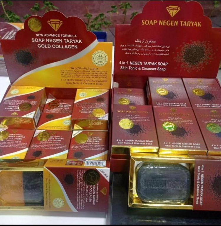 صابون رفع جوش رفع چین چروک و روشن کننده و سفید کننده پوست رنگ مشکی اصلی اصلی