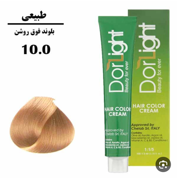 رنگ موی بلوند فوق روشن 10.0 دورلایت 100 میل