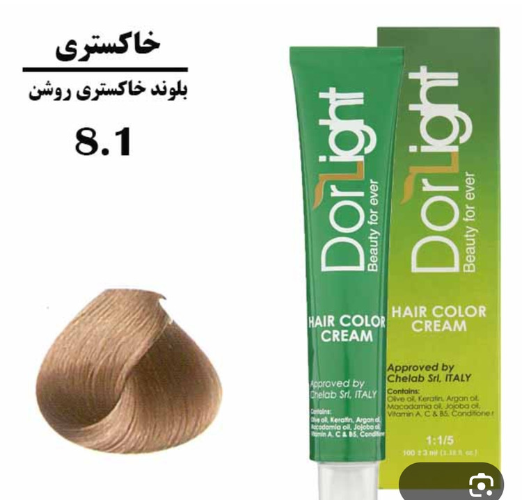 رنگ موی بلوند خاکستری روشن 8.1 دورلایت 100 میل