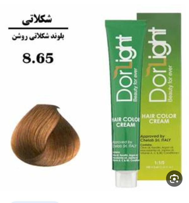 رنگ موی بلوند شکلاتی روشن 8.65 دورلایت 100 میل