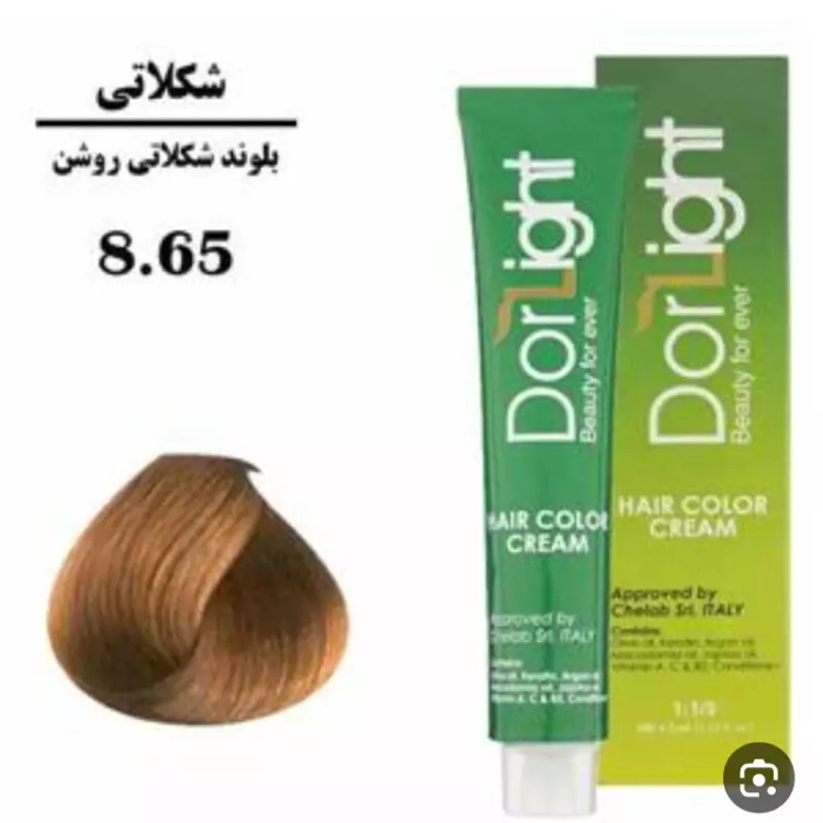 رنگ موی بلوند شکلاتی روشن 8.65 دورلایت 100 میل