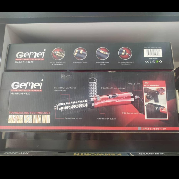 سشوار چرخشی برس دار جیمی مدل GM-29