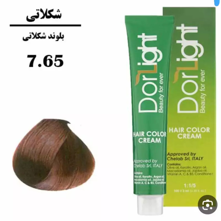 رنگ موی بلوند شکلاتی 7.65 دورلایت 100 میل