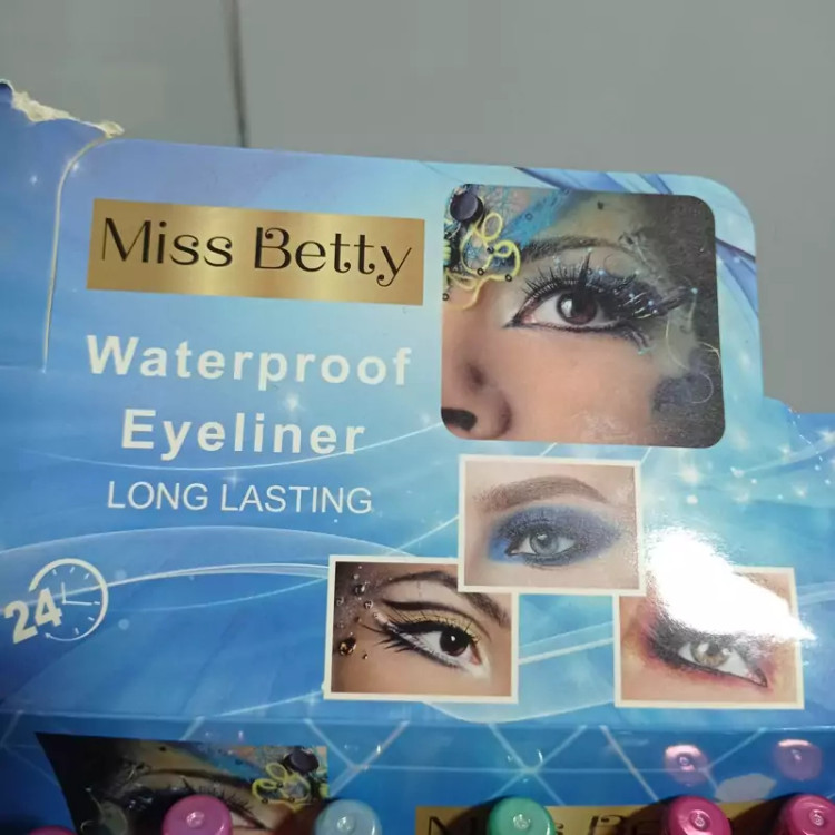 خط چشم رنگی مویی ضداب میس بیوتی Miss Betty