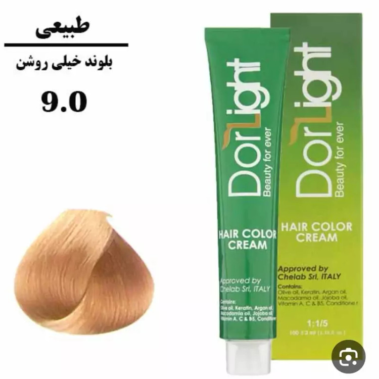 رنگ موی بلوند خیلی روشن 9.0 دورلایت 100 میل