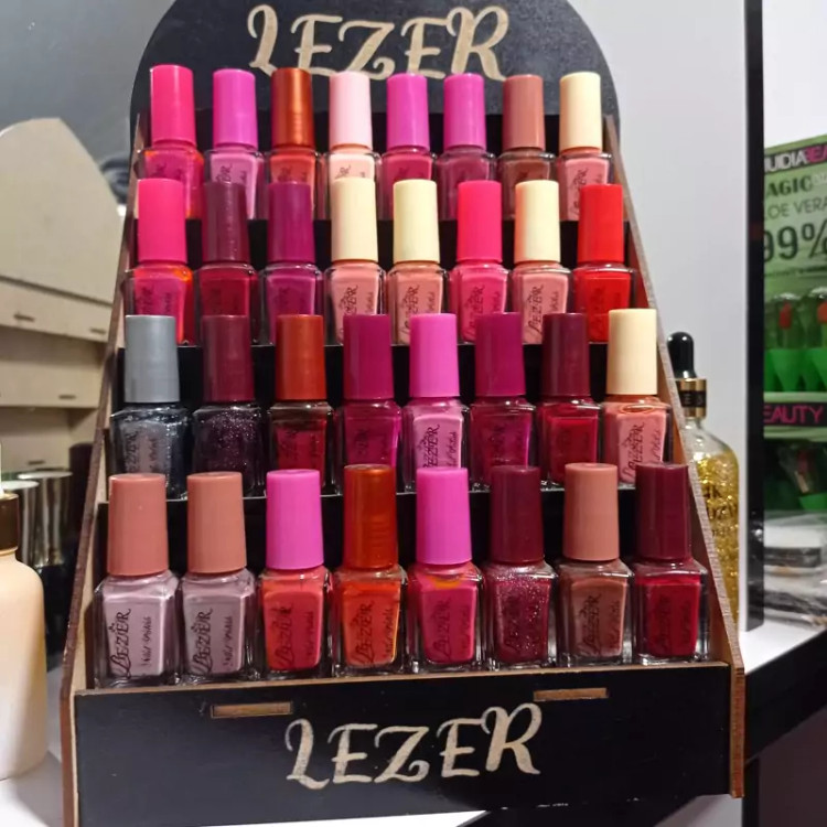 لاک ناخن اکلیلی و ساده مارک لیزر LEZER حجم 8 میل