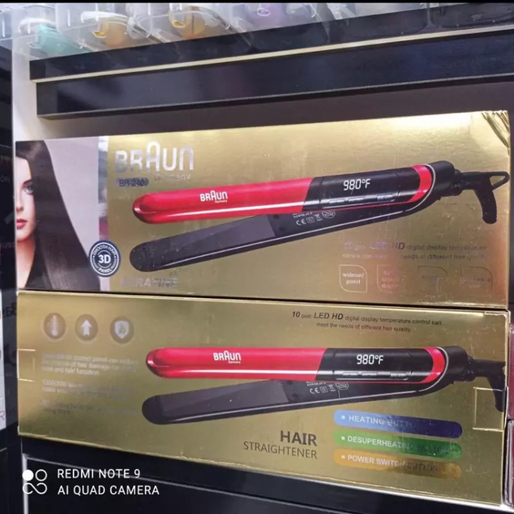 اتو موی سالنی کراتینه براون مدل BRAUN BR-240