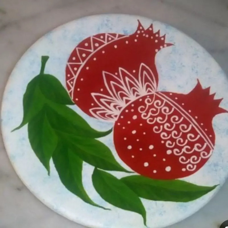طرح سفال یلدایی سه تایی 780ت