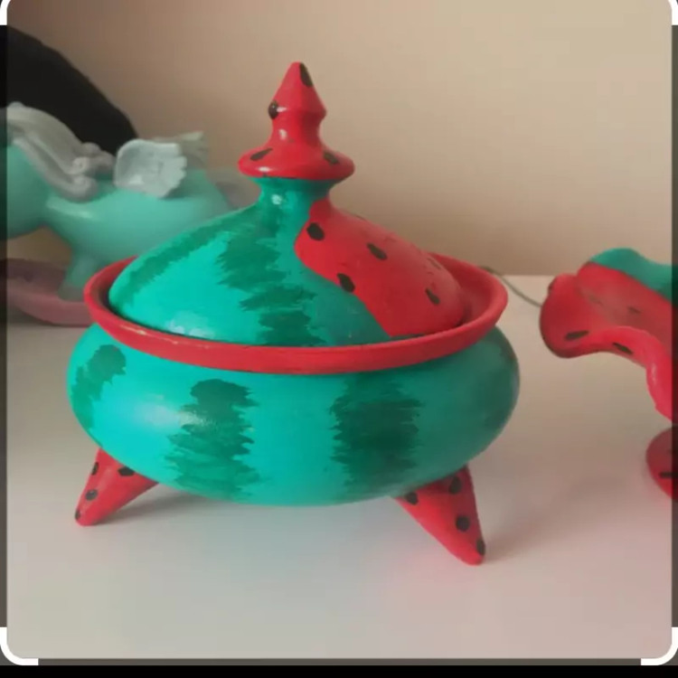 طرح سفال یلدایی سه تایی 780ت