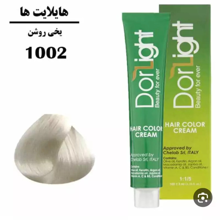 رنگ موی هایلایت یخی روشن 1002 دورلایت 100 میل