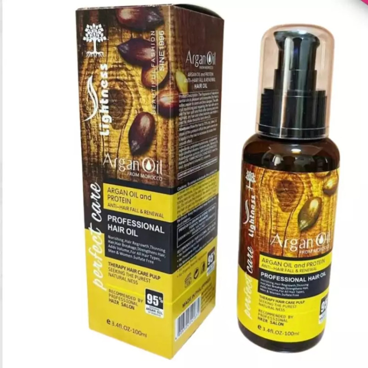 روغن مو آرگان لایتنس حجم 100 میلی لیتر