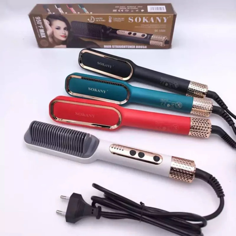 برس حرارتی اورجینال سوکانی SOKANY مدل 1008 رنگ قرمز