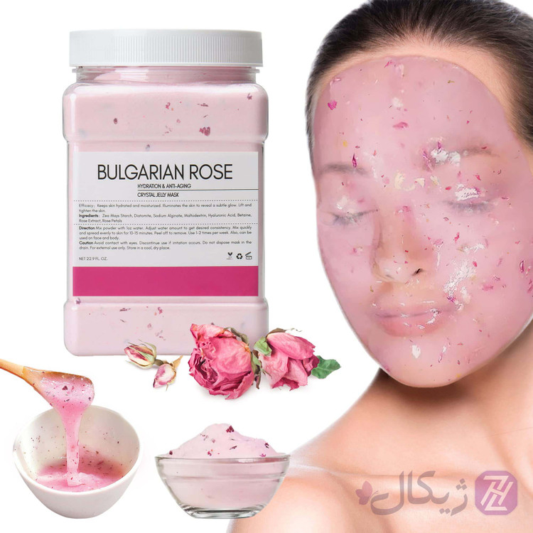ماسک هیدروژلی گل رز دکتر مینایرحجم ۶۵۰میلی