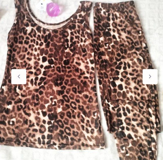 لباس پلنگی قهوه ای وارداتی شیک