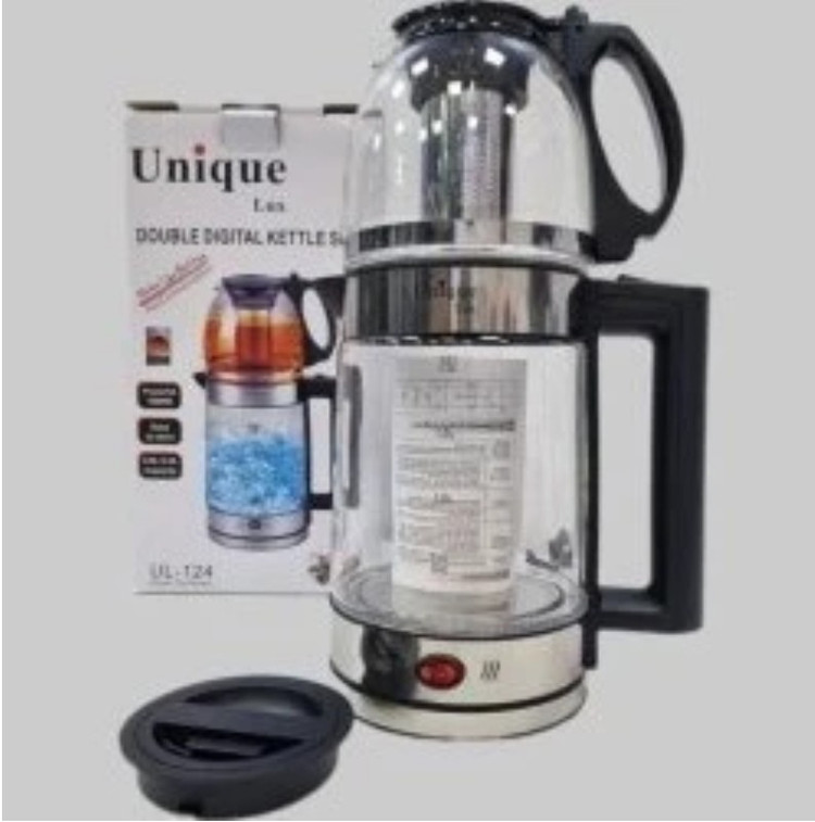 چای ساز روهمی یونیک 1800 وات مدل UL_124 با دکمه گرم نگهدارنده