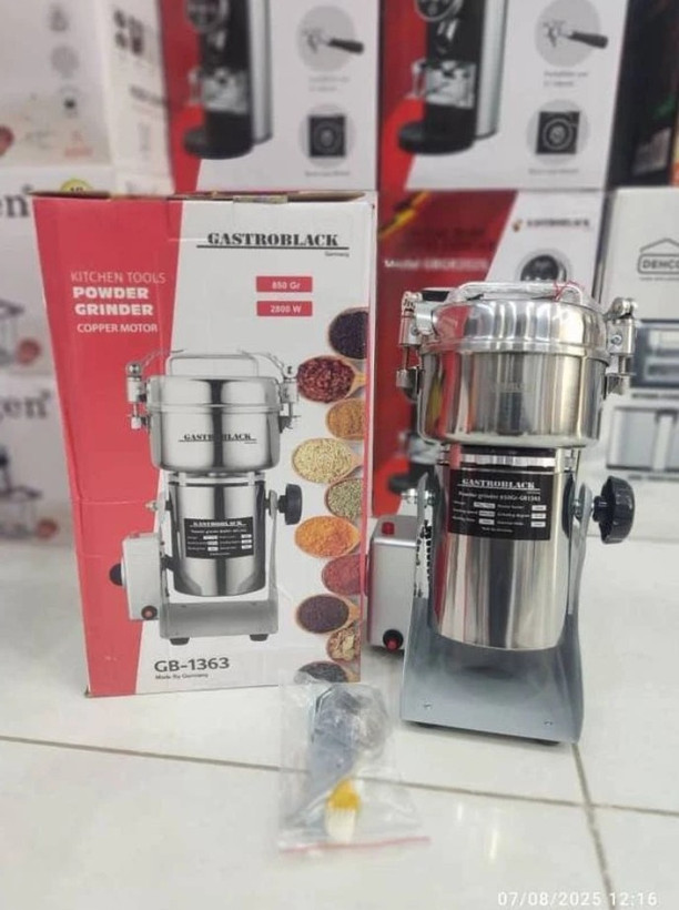 آسیاب صنعتی گاسترو بلک 850گرم گهواره ای حرفه ای