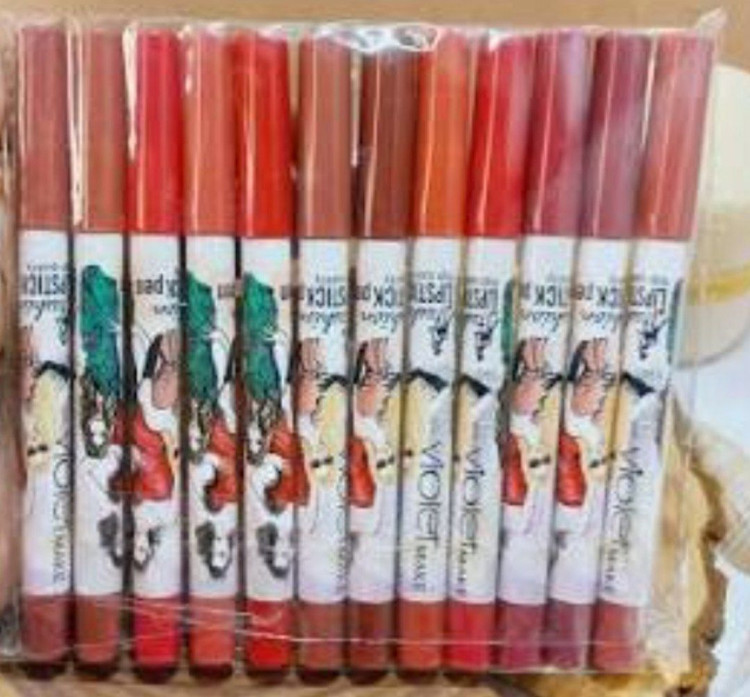 رژ مدادی ویولت عروسکی پک 12عددی ،🥳🥳🥳